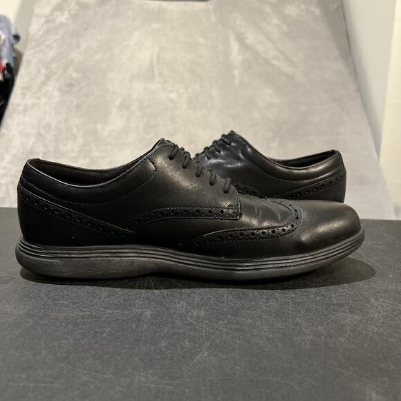 Cole Haan Grand Tour Wingtip Oxford Shoes Mens 11 Black Grand OS Comfort Dress main image 6
